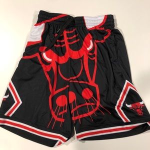 Chicago bulls big face shorts